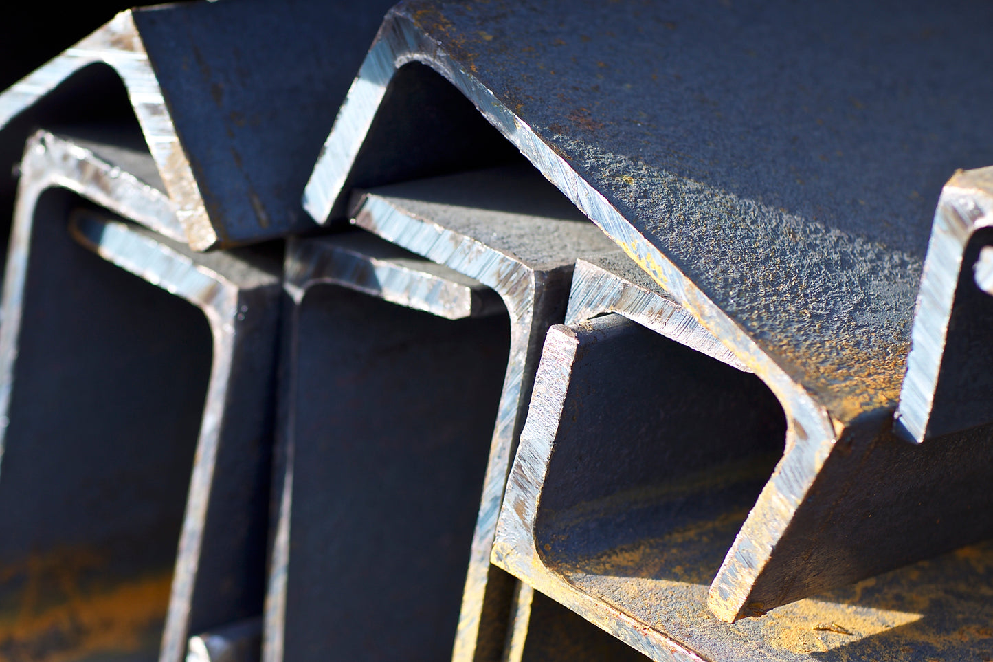 Picture of steel channel from an angle