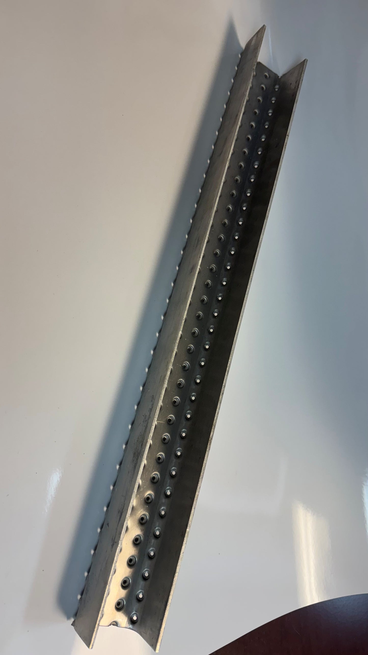 Aluminum Perforated Ladder Tread Rung Grip Nerf Bar Step Plate 20"