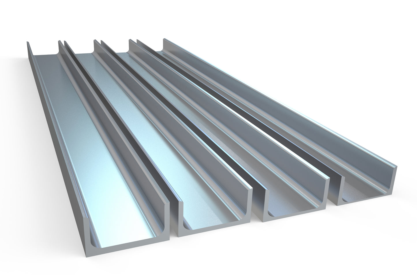2" x 1" x 1/8" A36 Carbon Steel C-Bar Channel