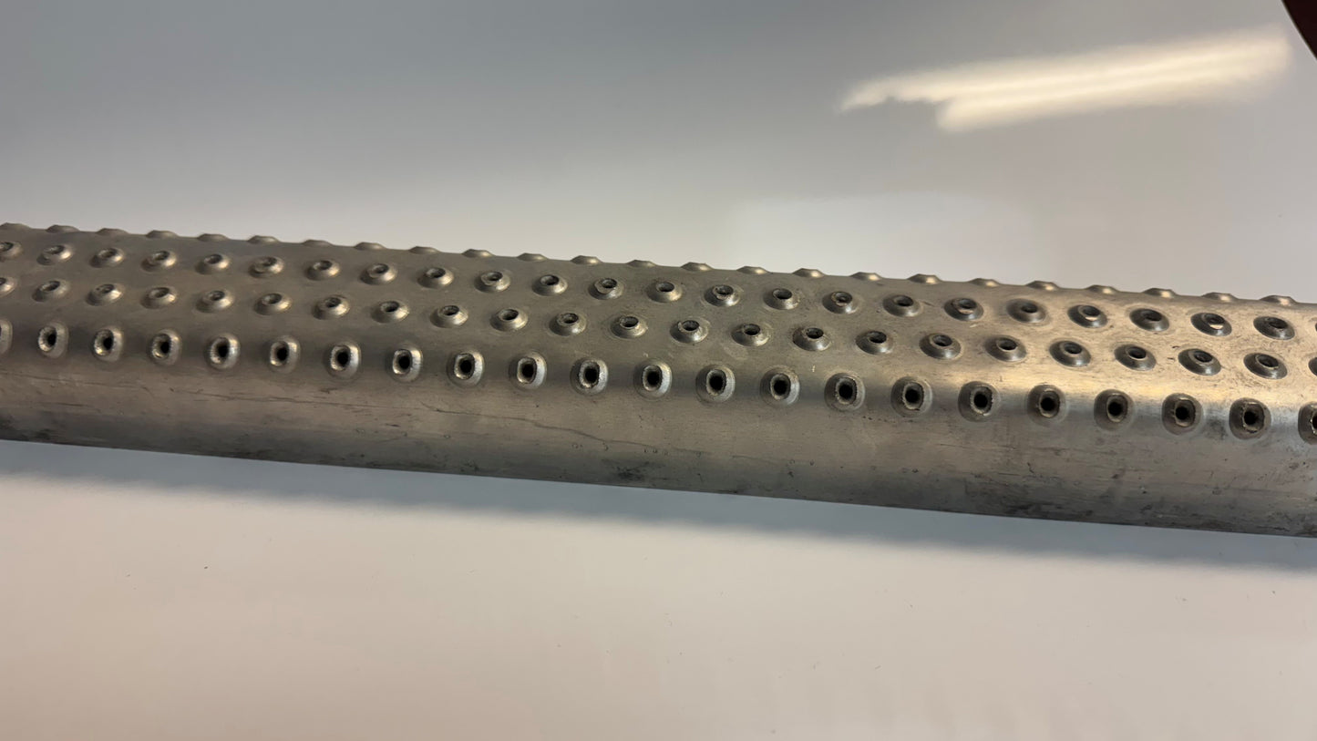 Aluminum Perforated Ladder Tread Rung Grip Nerf Bar Step Plate 20"