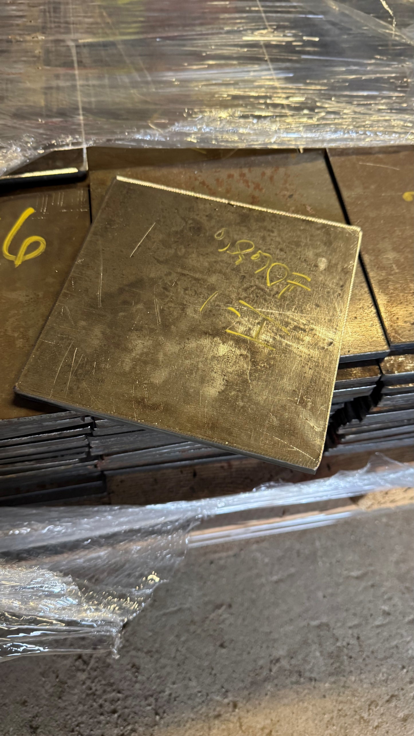 Carbon Steel Plate 6" x 6" x 1/4" Plate - Pack of 2 plates