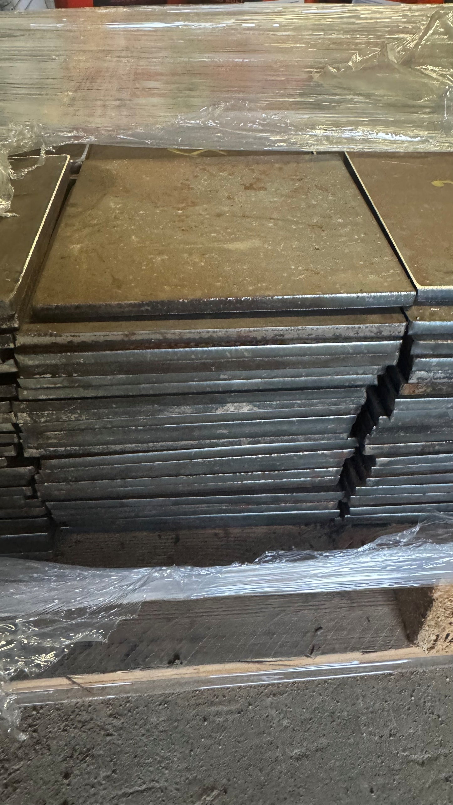 Carbon Steel Plate 6" x 6" x 1/4" Plate - Pack of 2 plates