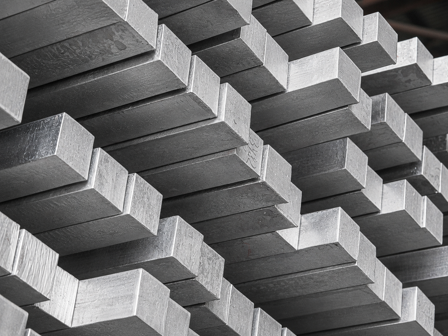 Aluminum square bar