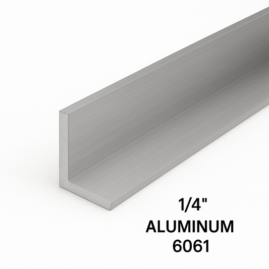 Quarter inch aluminum angle grade 6061