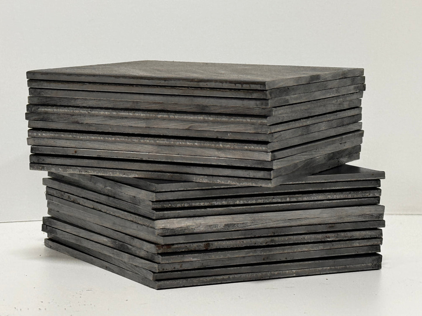 3" x 3" x 1/8" Steel Shims - Base Plates - 11ga Welding Test Practice Coupons - A36 Hot Rolled Carbon Steel - 0.125” Steel for Fabrication - Bulk Discount Value Packs