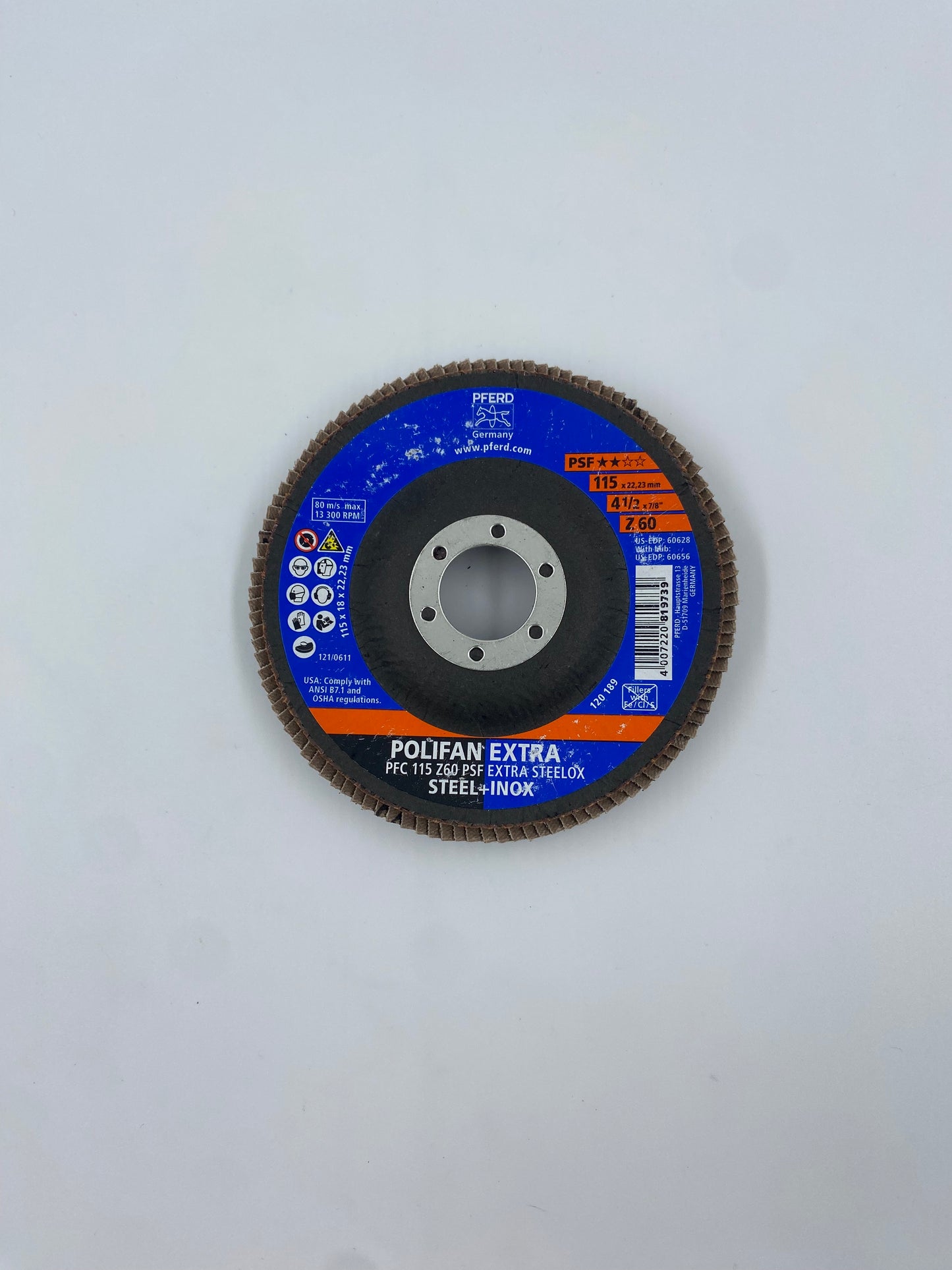 Sandpaper Flap Discs Steelox Polifan