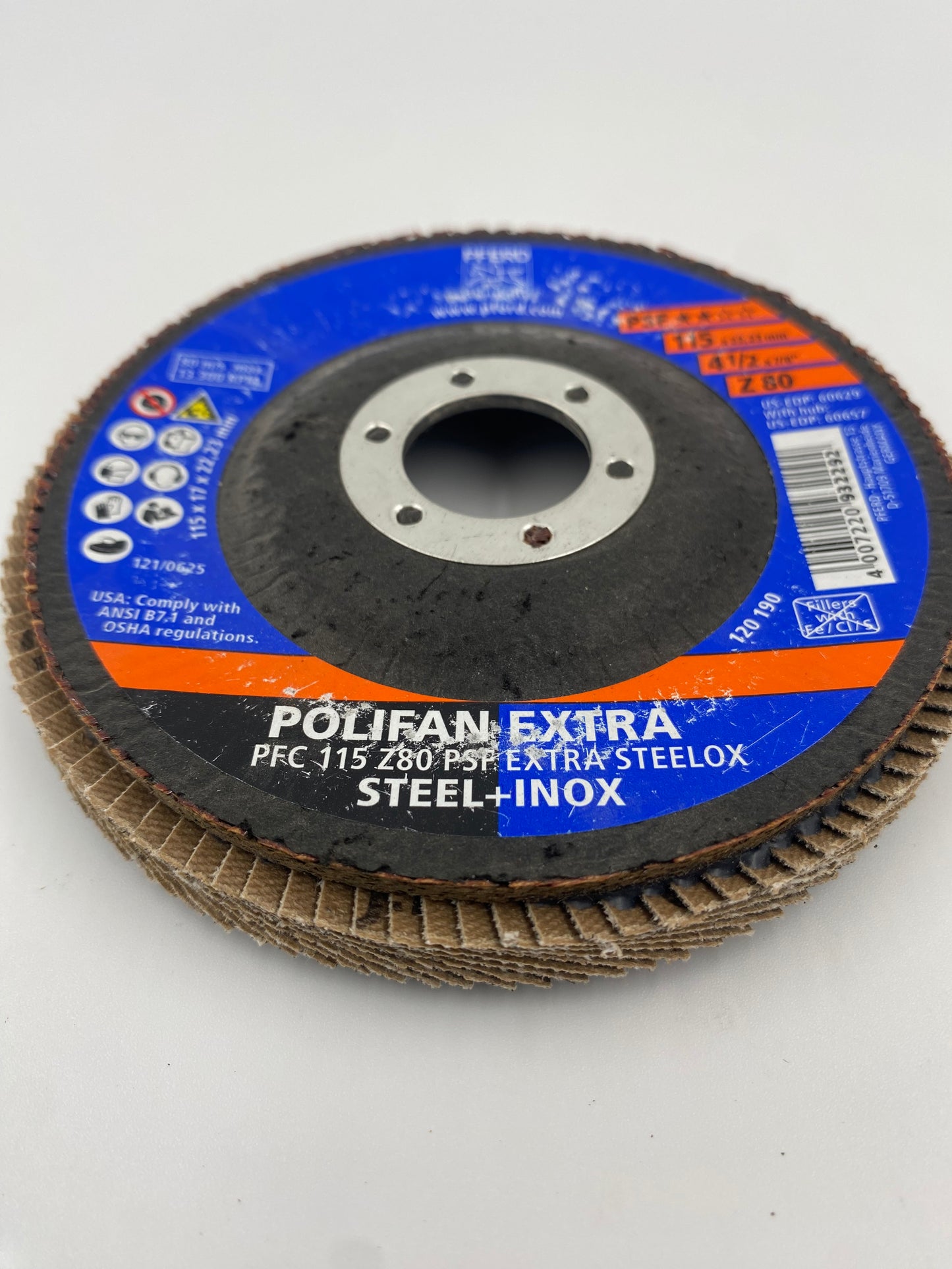 Sandpaper Flap Discs Steelox Polifan
