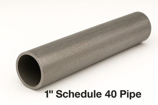 1" Schedule 40 Steel Pipe – A500 Grade - Ordered by the Inch