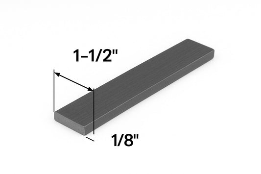 1-1/2" x 1/8" A36 Hot Rolled Steel Flat Bar | Cut to Size