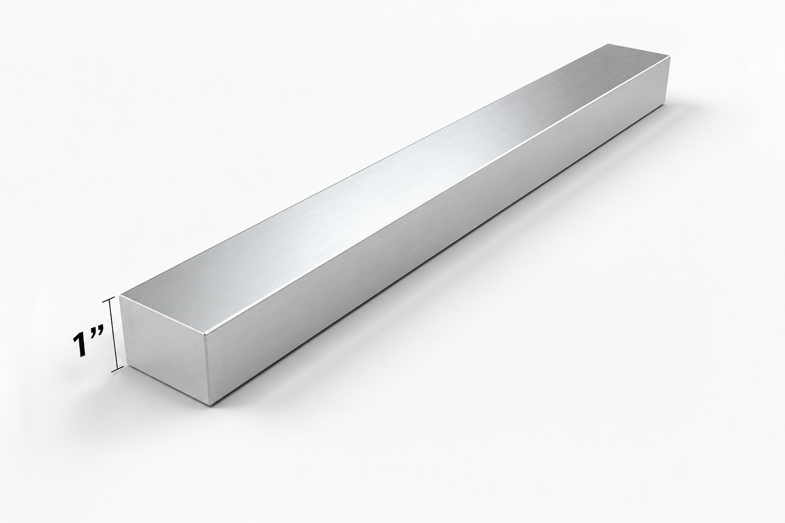 1 inch aluminum square bar