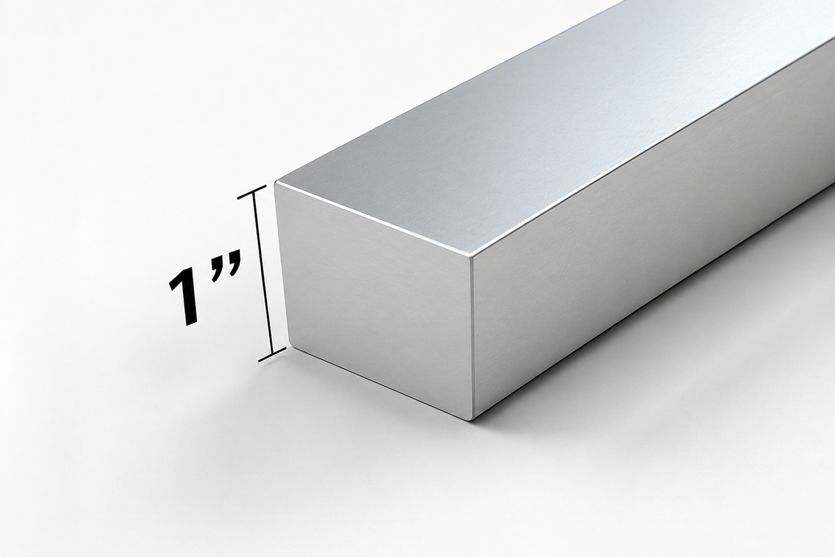 1 Inch Thick Aluminum Square Bar