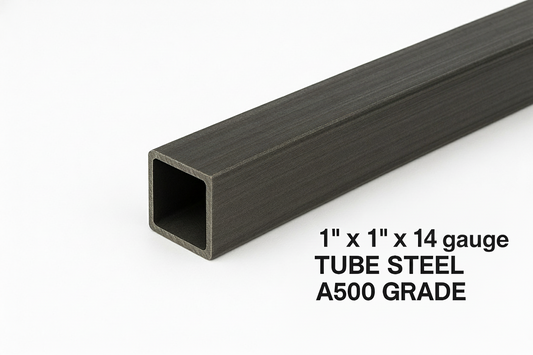 1” x 1” x 0.083” tube steel