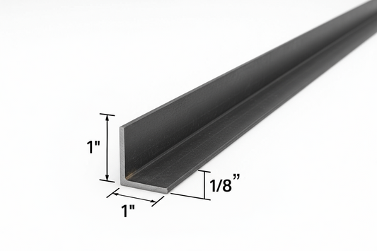 1“ x 1“ x 1/8“ steel angle