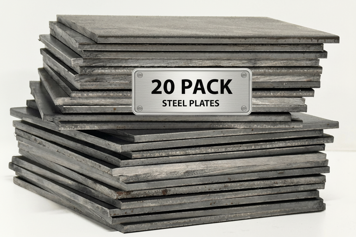 20 pack of steel plates