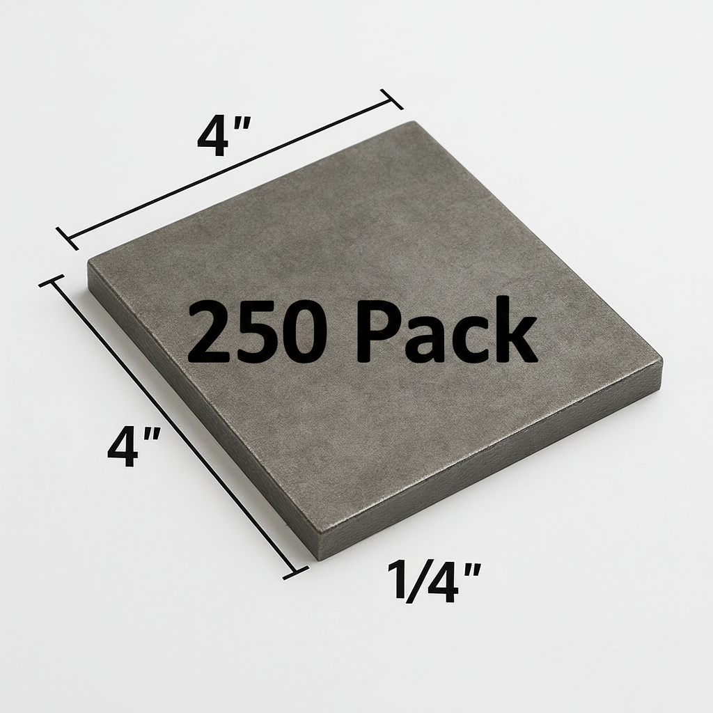 250 pack of steel welding, practice coupon shims