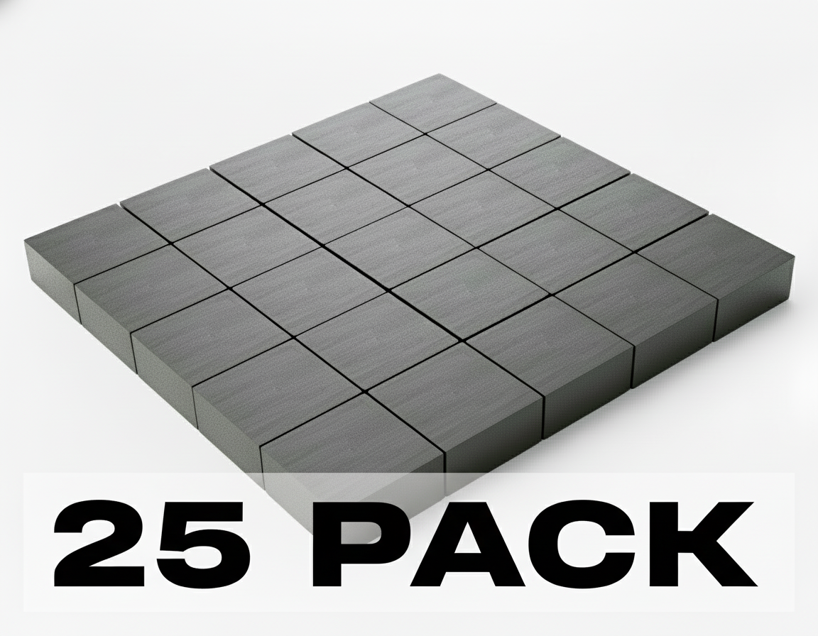 25 Pack of thick steel plates