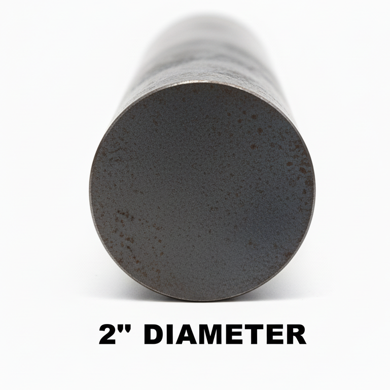 2 inch bare carbon hot rolled A36 steel rod