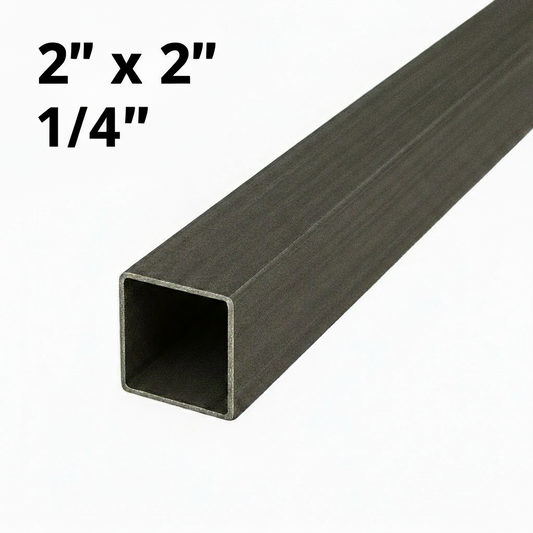 2” x 2” x 1/4” steel tube 