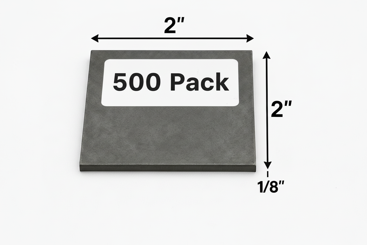 2“ x 2“ x 1/8“ steel