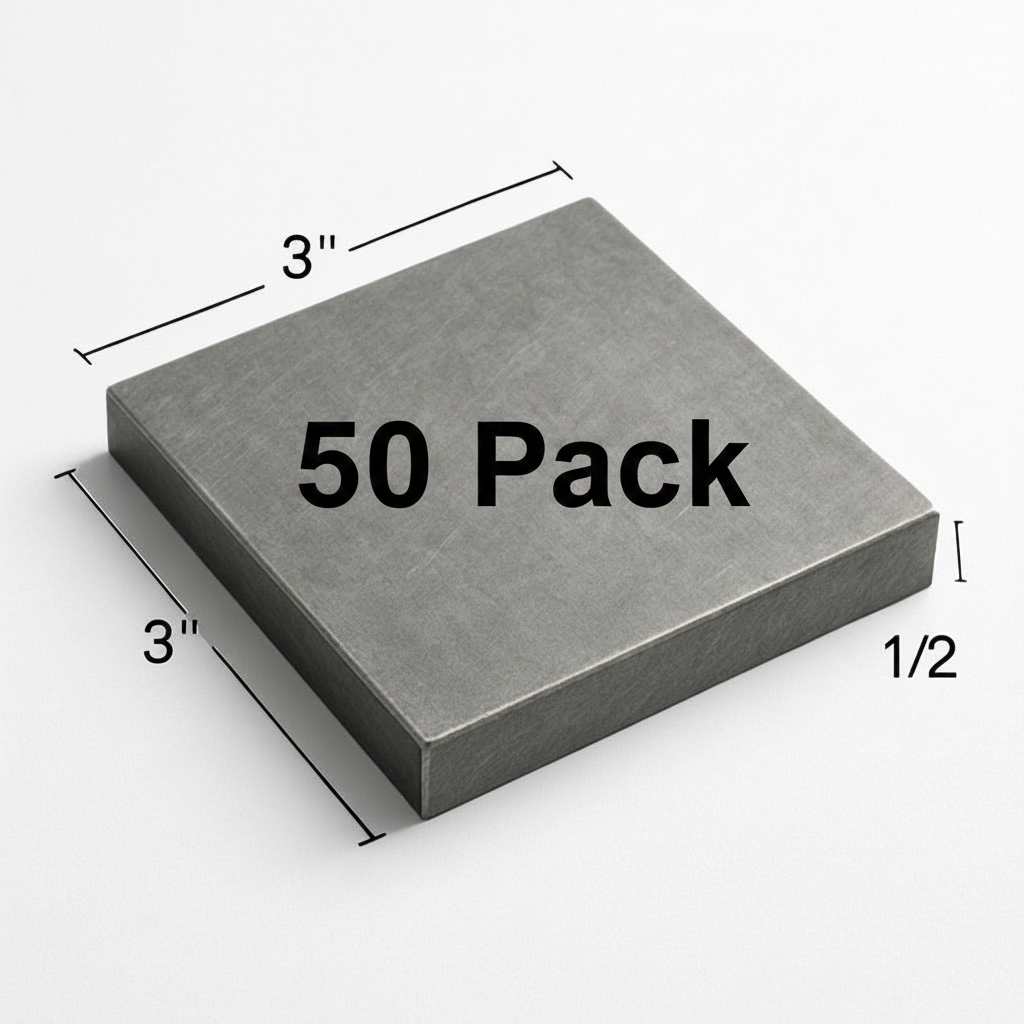 3x3x1/2 steel shim leveling plate