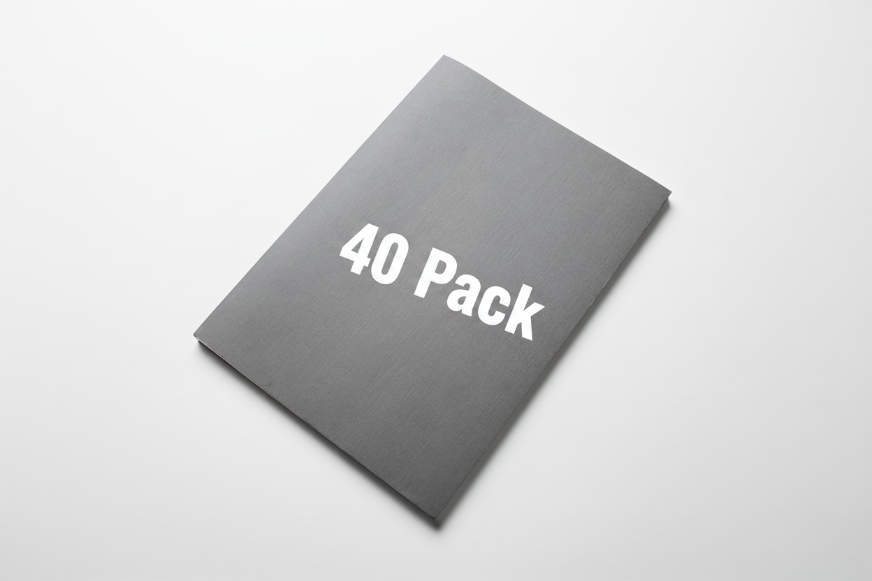 40 pack of steel rectangle shims welding practice coupons