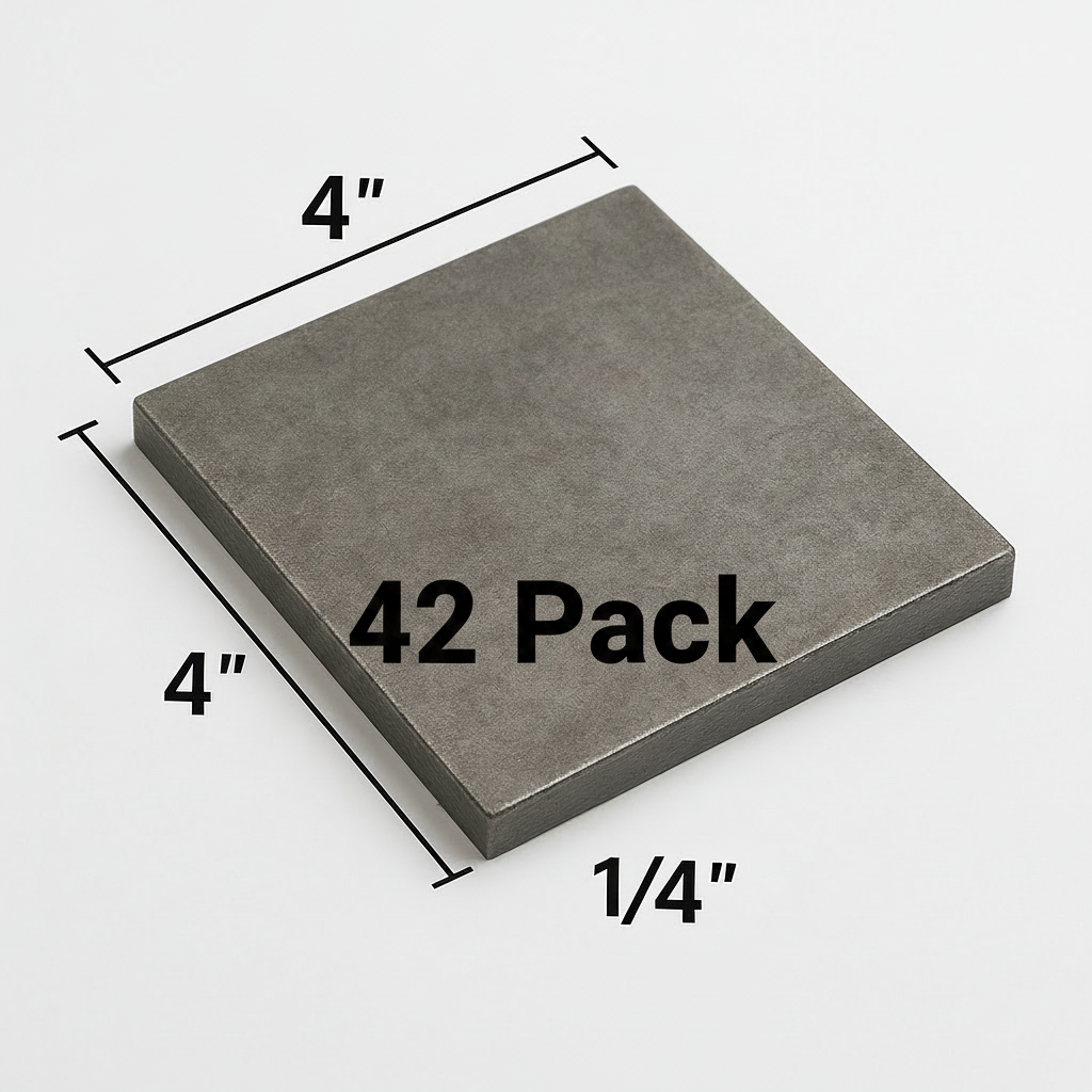42 Pack of welding, practice coupons.