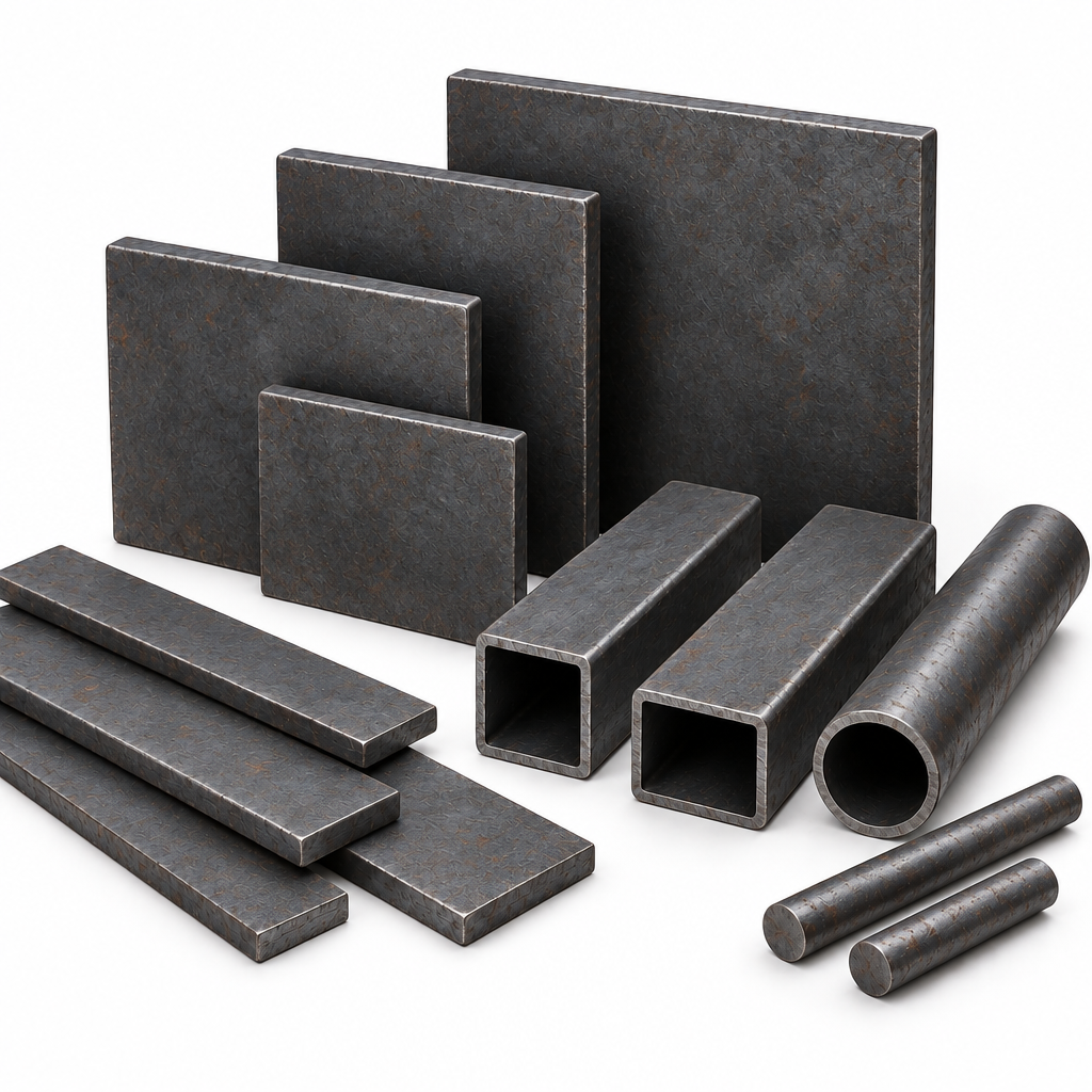 Thick Welding Practice Coupons – Hot Rolled Carbon Steel Variety Pack – 1/4" or Thicker