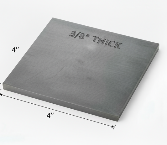 4“ x 4“ x 3/8“ steel plate