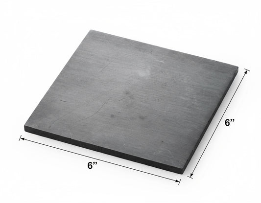 Six inch by six inch steel square plate