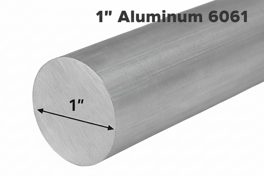 1″ Aluminum Round Bar 6061 Solid Rod Metal Shaft, Round Stock, Aluminum Alloy Bar