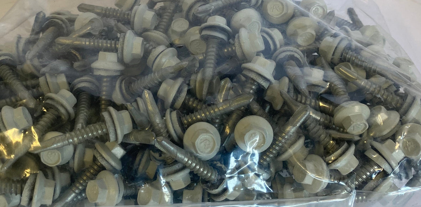 Clay metal building screws