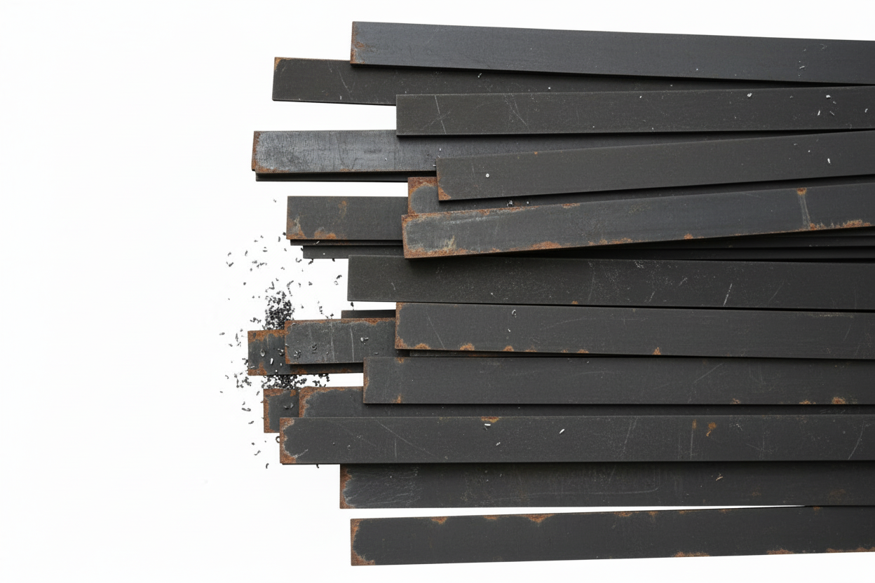 1/4” x 2” Steel Flat Bar A36 Hot Rolled Carbon Steel Metal Strip Plate for Fabrication 0.25” Welding Practice Coupons Flat Stock
