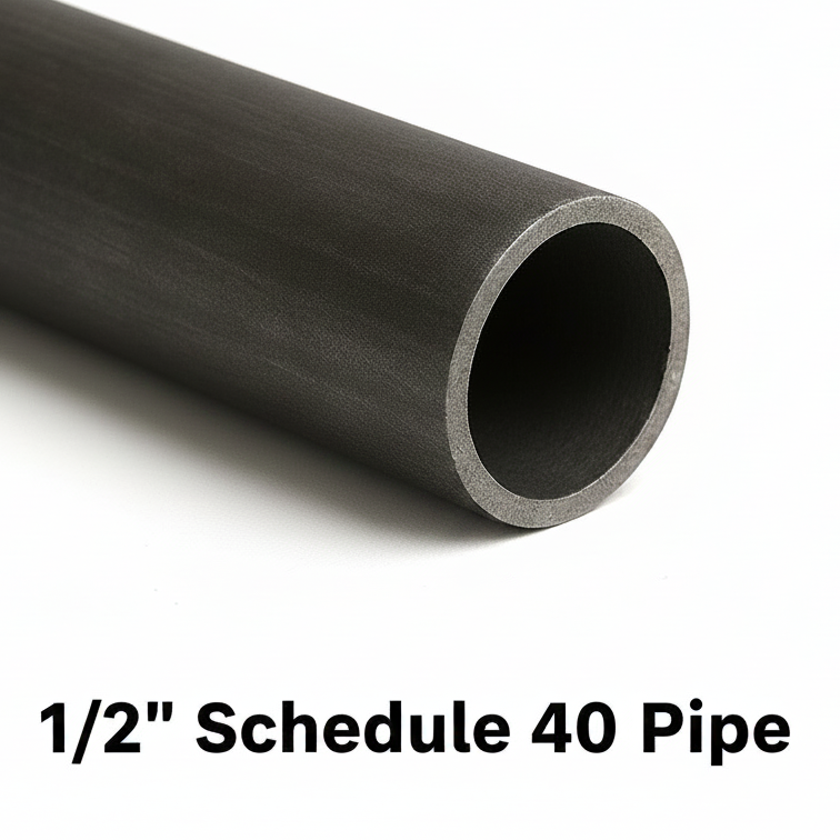 Half inch schedule 40 steel pipe