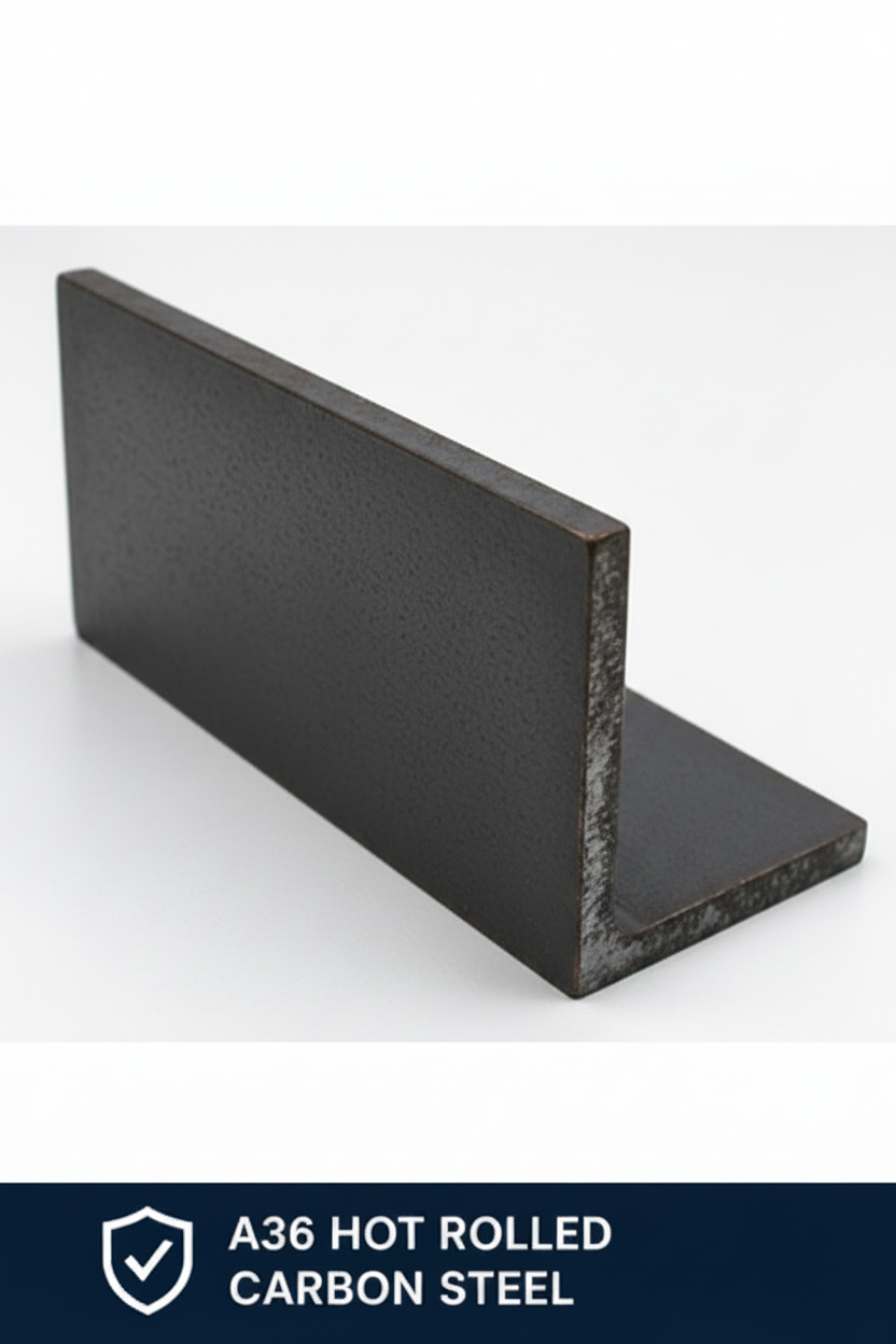3 1/2” x 2 1/2” x 5/16” Steel Angle Iron Trim Bracket A36 Hot Rolled Carbon Steel Metal Lintel Brace
