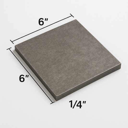 6" x 6" x 1/4" Steel Base Plates - Welding Practice