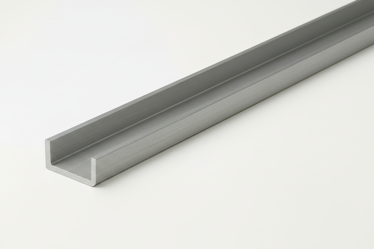 3" x 2.25" x .25" Aluminum Channel 6061 - Metal MC Channel - 3” x 2 1/4" x 1/4" Aluminum C-Bar Channel for Welding or Fabrication