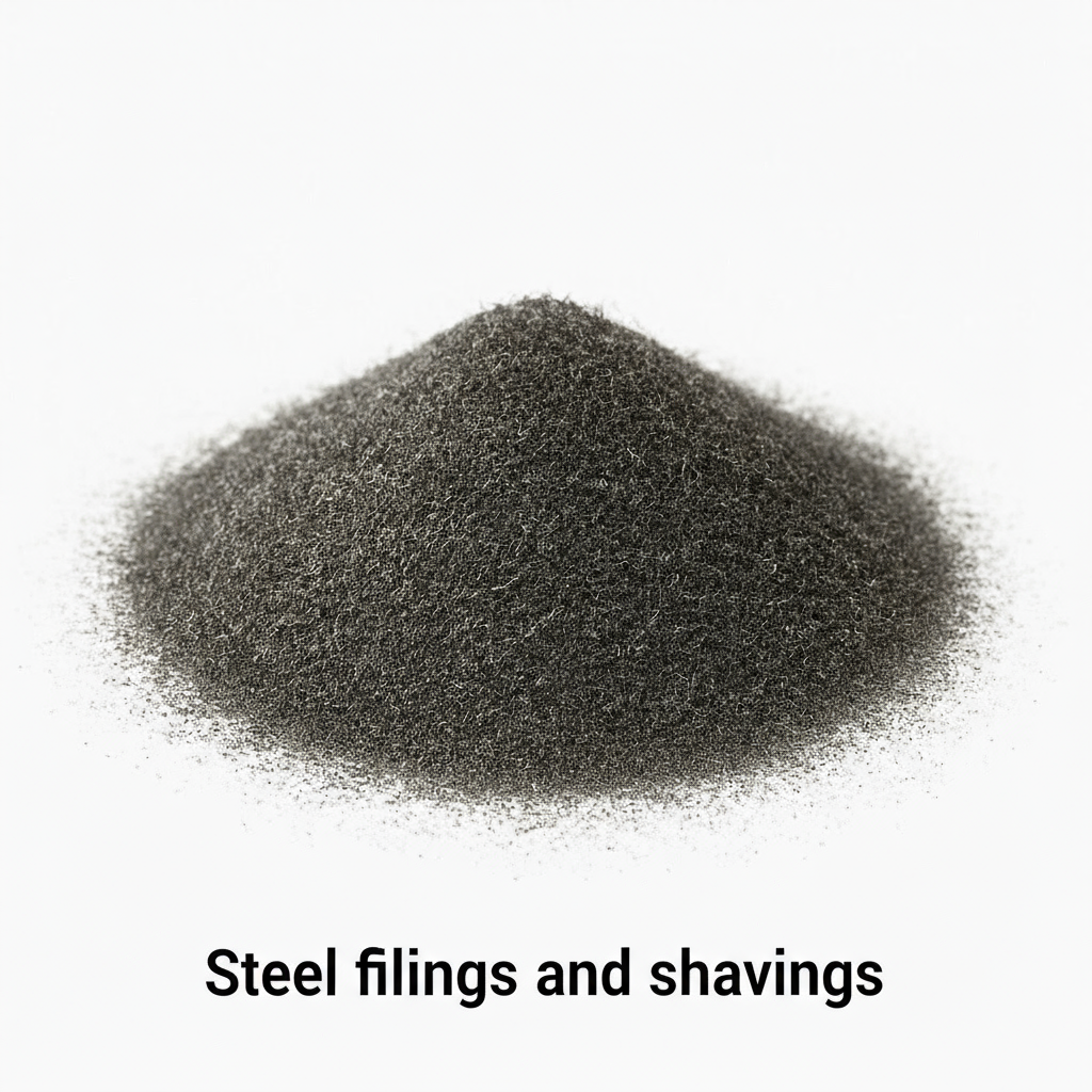 Steel Shavings & Filings Mix – Authentic Industrial Grade, Unprocessed Metal – For Art, Orgone, Blasting Media, Machining, & Science Experiments - Bulk Discounts