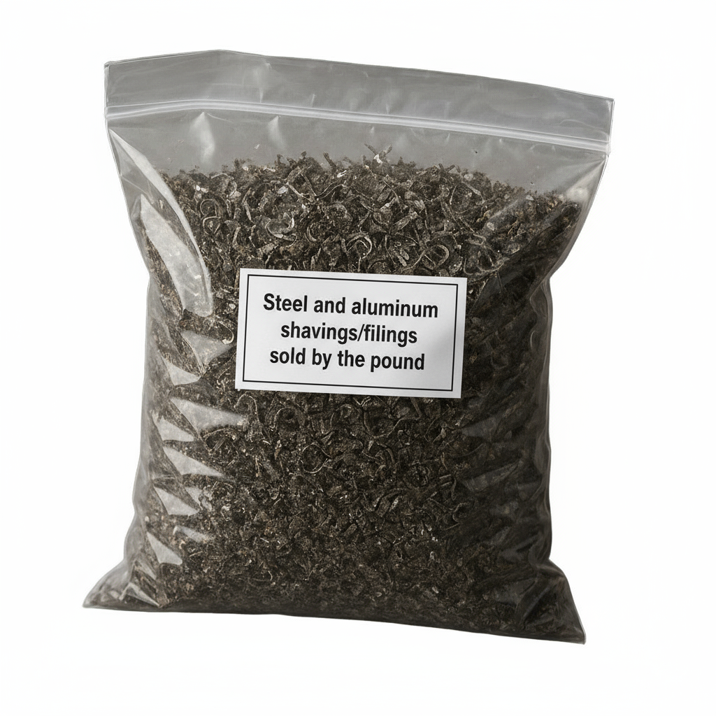 Mixed Metal Shavings & Filings – Carbon Steel & Aluminum Blend | Unprocessed Industrial Material for Orgonite, Science Experiments, & Resin Art