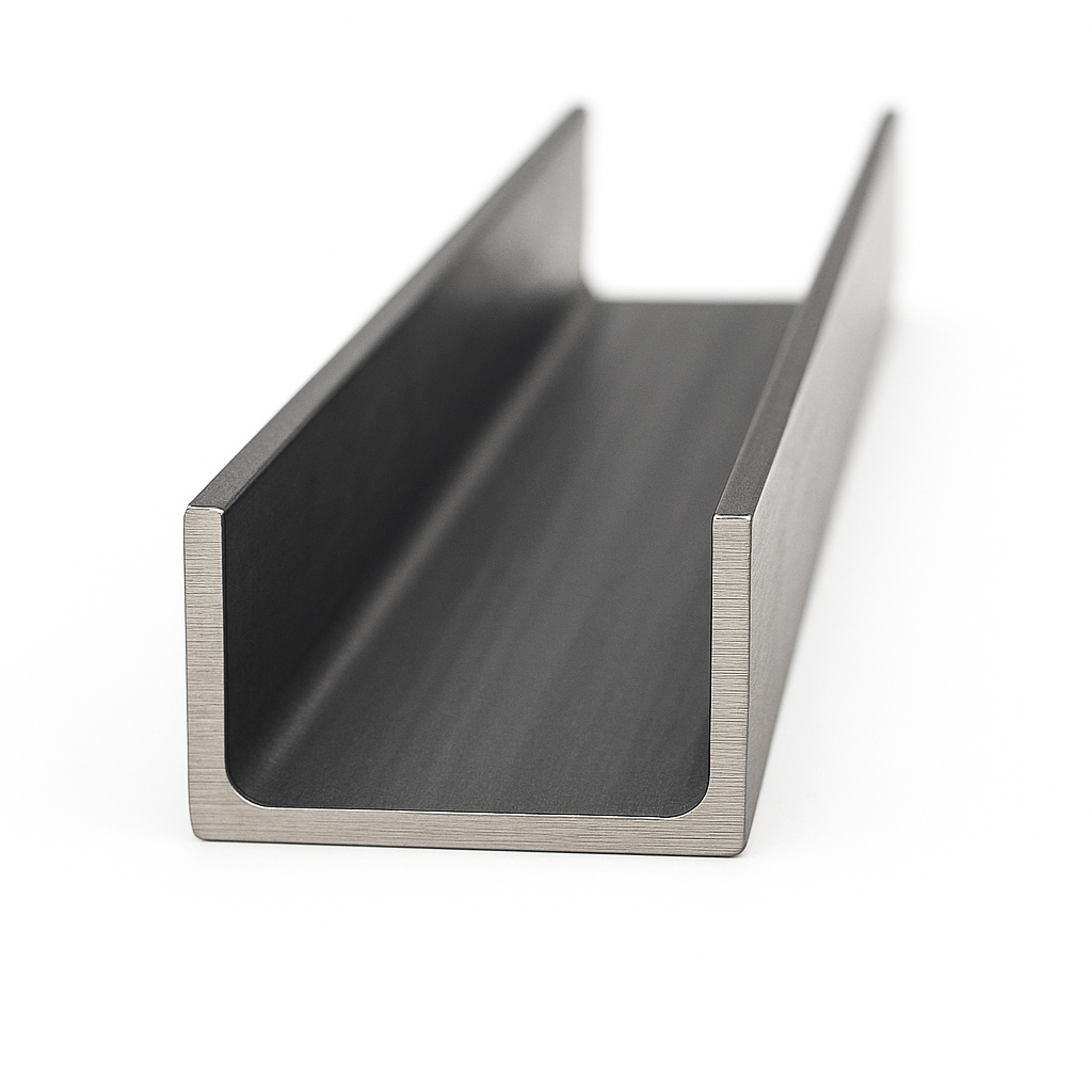 2" x 1" x 3/16” A36 Carbon Steel C-Bar Channel - MC Channel - 0.1875” U Channel for Fabrication & Construction - Metal Sold By the Inch