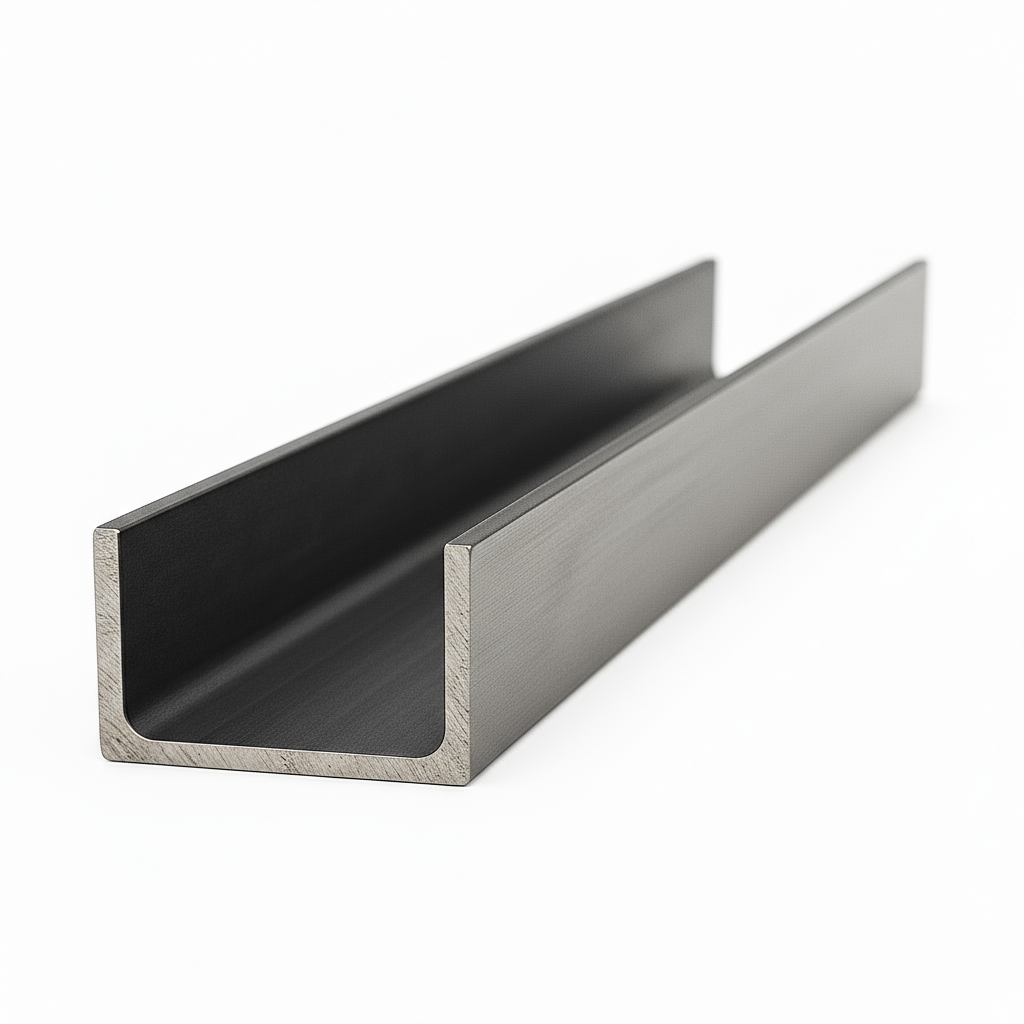 2" x 1" x 3/16” A36 Carbon Steel C-Bar Channel - MC Channel - 0.1875” U Channel for Fabrication & Construction - Metal Sold By the Inch