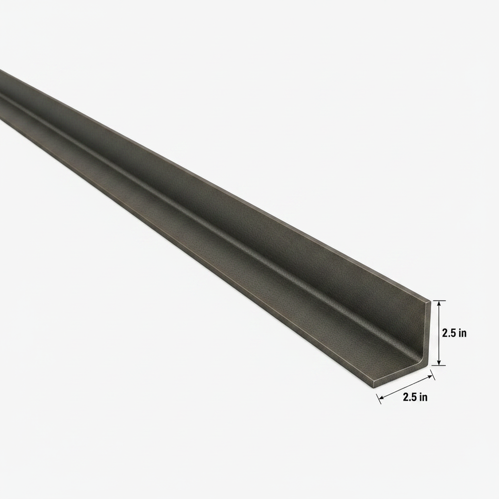 2 1/2” x 2 1/2” metal angle