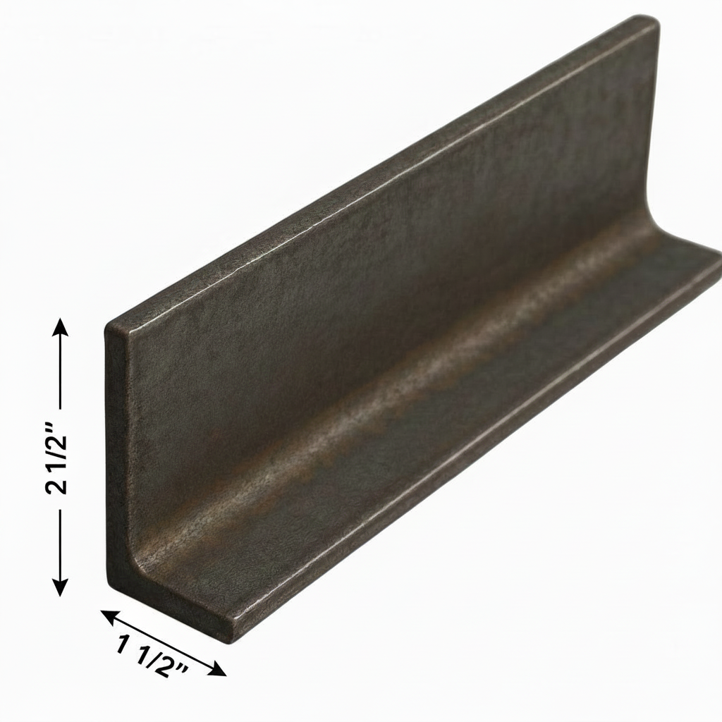 Metal bracket on a white background