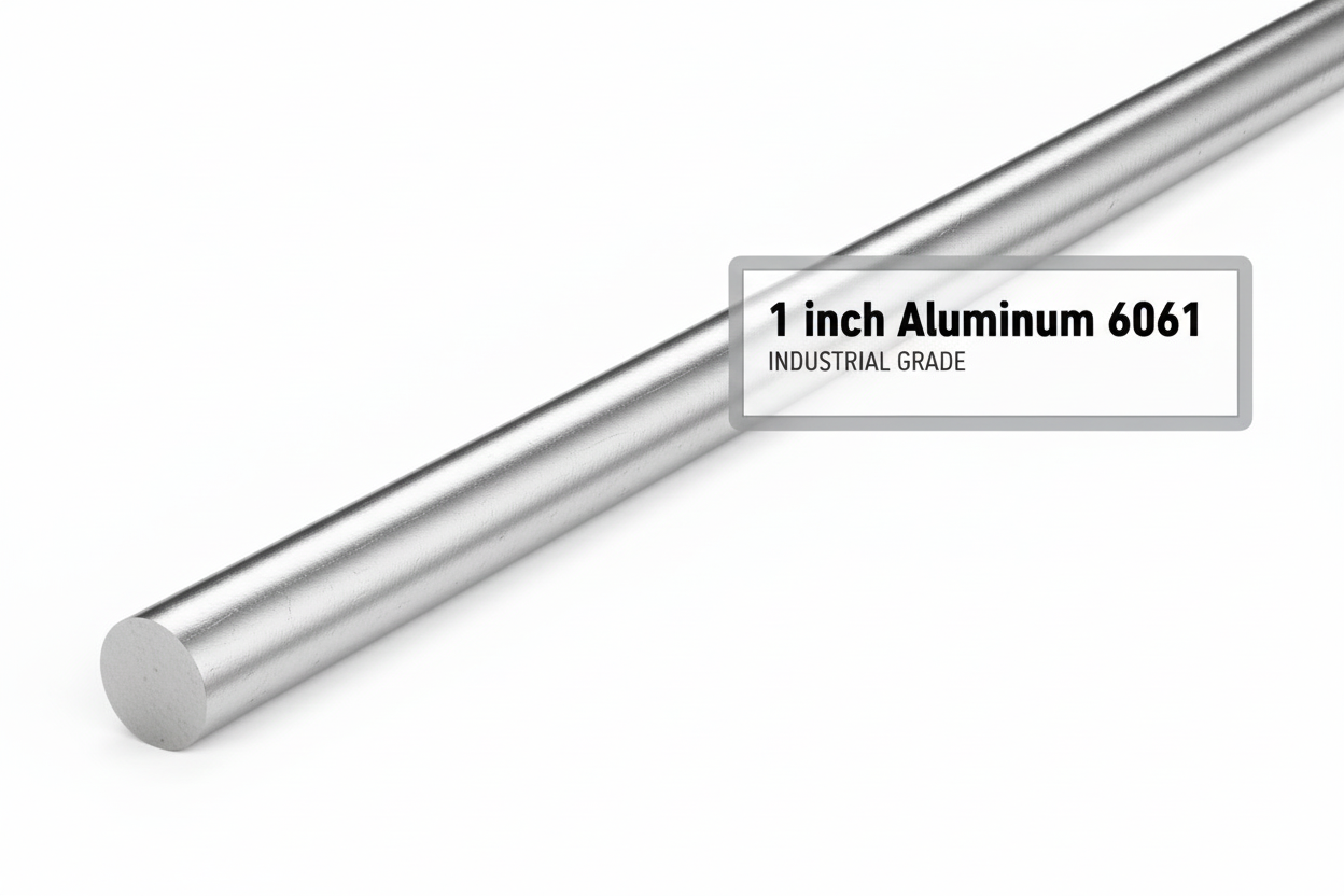 Metal rod on a white background