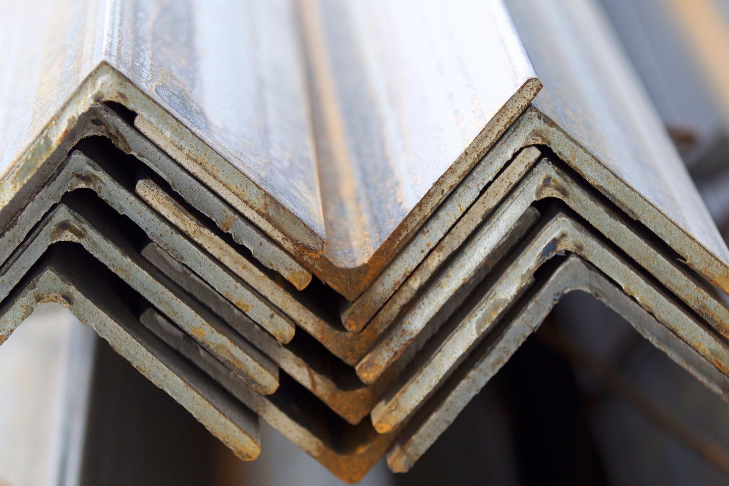 Small, steel angle iron