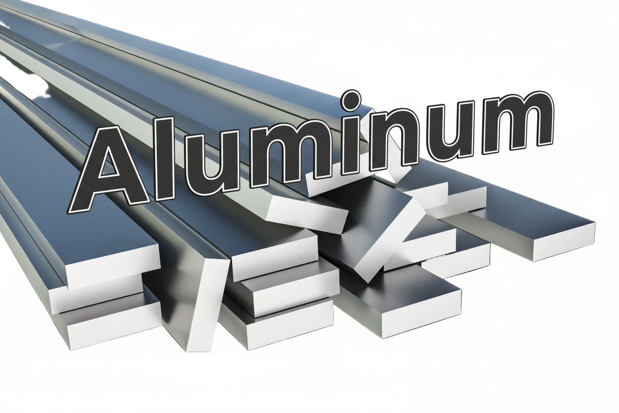 Stack of aluminum strip plate