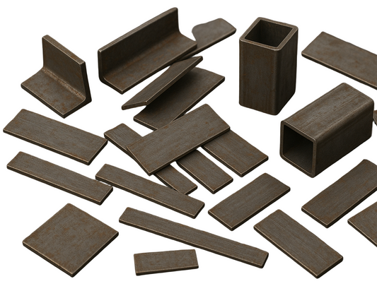 Steel welding coupons For welding practice