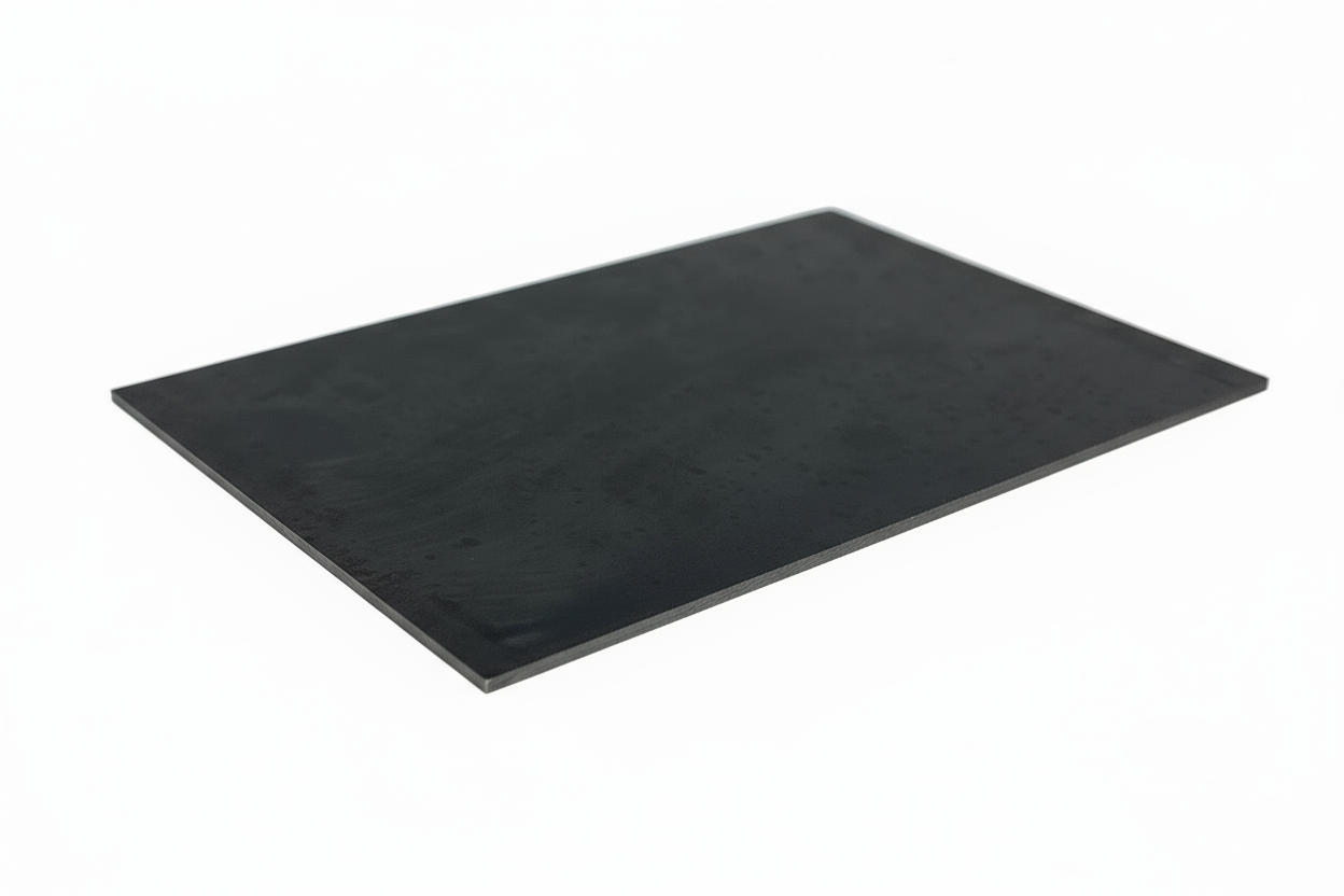 Thin steel rectangle shaped plate