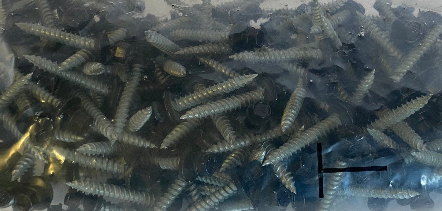 Black Metal Building screws