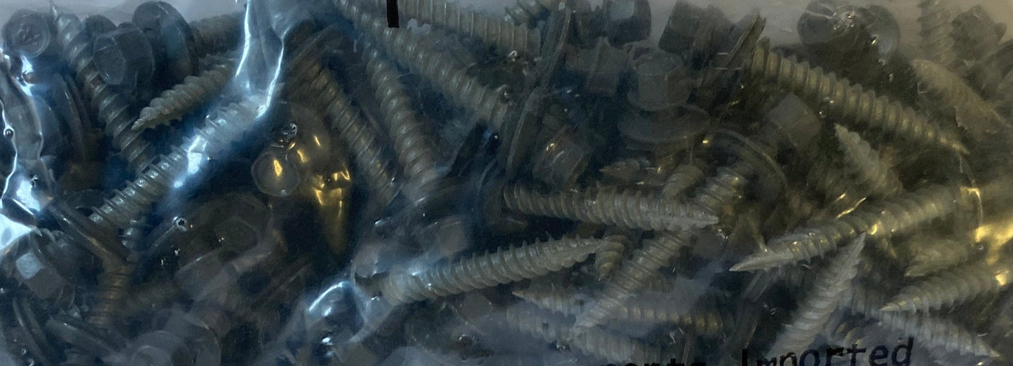 charcoal metal building screws
