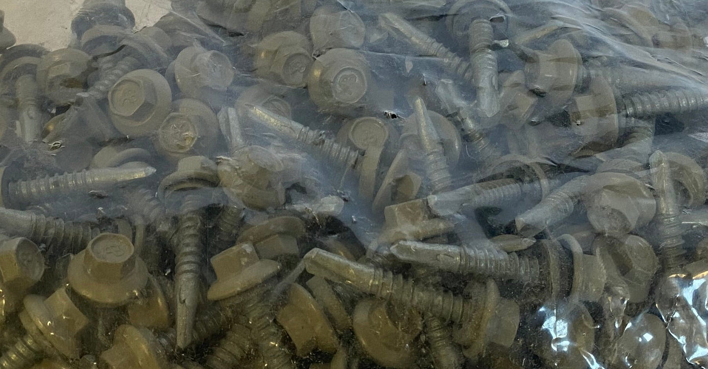 Clay metal building screws